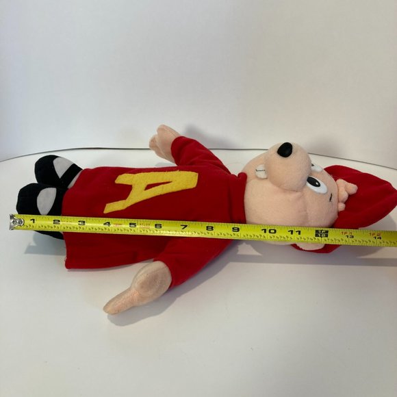 Vintage 14" Alvin and the Chipmunks Alvin Plush Toy Network Stuffed Animal Toy - Picture 2 of 12